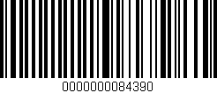 Código de barras (EAN, GTIN, SKU, ISBN): '0000000084390'