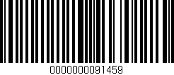 Código de barras (EAN, GTIN, SKU, ISBN): '0000000091459'