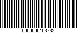 Código de barras (EAN, GTIN, SKU, ISBN): '0000000103763'