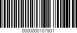 Código de barras (EAN, GTIN, SKU, ISBN): '0000000107901'