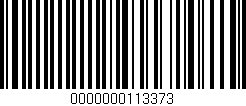 Código de barras (EAN, GTIN, SKU, ISBN): '0000000113373'