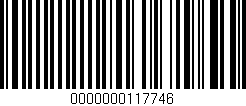Código de barras (EAN, GTIN, SKU, ISBN): '0000000117746'
