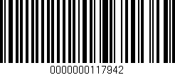 Código de barras (EAN, GTIN, SKU, ISBN): '0000000117942'