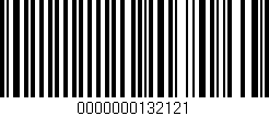 Código de barras (EAN, GTIN, SKU, ISBN): '0000000132121'