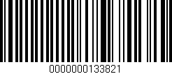 Código de barras (EAN, GTIN, SKU, ISBN): '0000000133821'