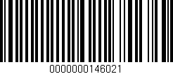 Código de barras (EAN, GTIN, SKU, ISBN): '0000000146021'