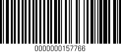 Código de barras (EAN, GTIN, SKU, ISBN): '0000000157766'