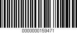 Código de barras (EAN, GTIN, SKU, ISBN): '0000000159471'