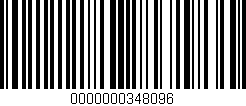 Código de barras (EAN, GTIN, SKU, ISBN): '0000000348096'
