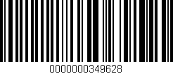 Código de barras (EAN, GTIN, SKU, ISBN): '0000000349628'