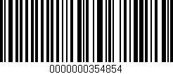 Código de barras (EAN, GTIN, SKU, ISBN): '0000000354854'