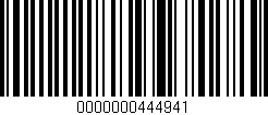 Código de barras (EAN, GTIN, SKU, ISBN): '0000000444941'