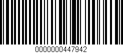 Código de barras (EAN, GTIN, SKU, ISBN): '0000000447942'