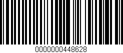 Código de barras (EAN, GTIN, SKU, ISBN): '0000000448628'