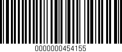 Código de barras (EAN, GTIN, SKU, ISBN): '0000000454155'