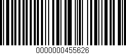 Código de barras (EAN, GTIN, SKU, ISBN): '0000000455626'