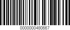 Código de barras (EAN, GTIN, SKU, ISBN): '0000000480667'
