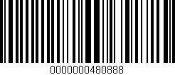 Código de barras (EAN, GTIN, SKU, ISBN): '0000000480888'