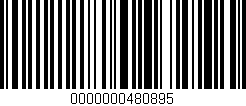 Código de barras (EAN, GTIN, SKU, ISBN): '0000000480895'