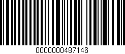 Código de barras (EAN, GTIN, SKU, ISBN): '0000000487146'