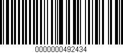 Código de barras (EAN, GTIN, SKU, ISBN): '0000000492434'