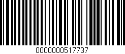 Código de barras (EAN, GTIN, SKU, ISBN): '0000000517737'