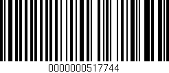 Código de barras (EAN, GTIN, SKU, ISBN): '0000000517744'