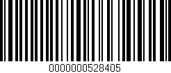 Código de barras (EAN, GTIN, SKU, ISBN): '0000000528405'