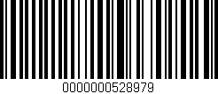 Código de barras (EAN, GTIN, SKU, ISBN): '0000000528979'