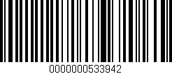 Código de barras (EAN, GTIN, SKU, ISBN): '0000000533942'