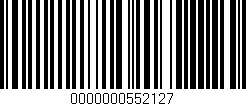 Código de barras (EAN, GTIN, SKU, ISBN): '0000000552127'