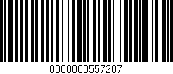 Código de barras (EAN, GTIN, SKU, ISBN): '0000000557207'