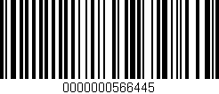Código de barras (EAN, GTIN, SKU, ISBN): '0000000566445'