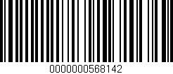 Código de barras (EAN, GTIN, SKU, ISBN): '0000000568142'