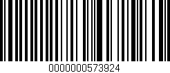 Código de barras (EAN, GTIN, SKU, ISBN): '0000000573924'