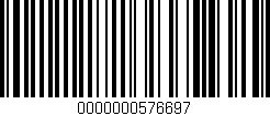 Código de barras (EAN, GTIN, SKU, ISBN): '0000000576697'