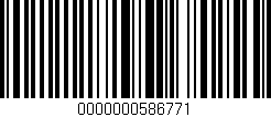 Código de barras (EAN, GTIN, SKU, ISBN): '0000000586771'