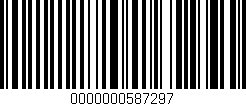 Código de barras (EAN, GTIN, SKU, ISBN): '0000000587297'