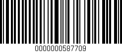 Código de barras (EAN, GTIN, SKU, ISBN): '0000000587709'