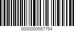 Código de barras (EAN, GTIN, SKU, ISBN): '0000000587754'