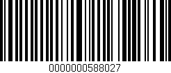 Código de barras (EAN, GTIN, SKU, ISBN): '0000000588027'