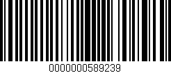 Código de barras (EAN, GTIN, SKU, ISBN): '0000000589239'