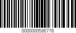 Código de barras (EAN, GTIN, SKU, ISBN): '0000000590778'