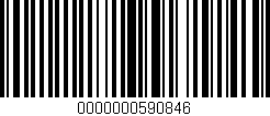 Código de barras (EAN, GTIN, SKU, ISBN): '0000000590846'