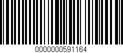 Código de barras (EAN, GTIN, SKU, ISBN): '0000000591164'