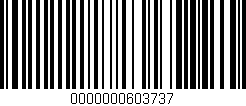 Código de barras (EAN, GTIN, SKU, ISBN): '0000000603737'