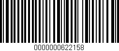 Código de barras (EAN, GTIN, SKU, ISBN): '0000000622158'