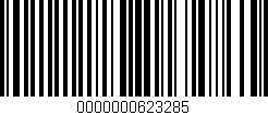 Código de barras (EAN, GTIN, SKU, ISBN): '0000000623285'