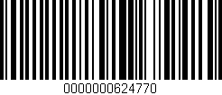 Código de barras (EAN, GTIN, SKU, ISBN): '0000000624770'