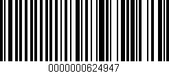 Código de barras (EAN, GTIN, SKU, ISBN): '0000000624947'